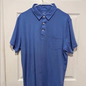 J. CREW BLUE WASHED POLO